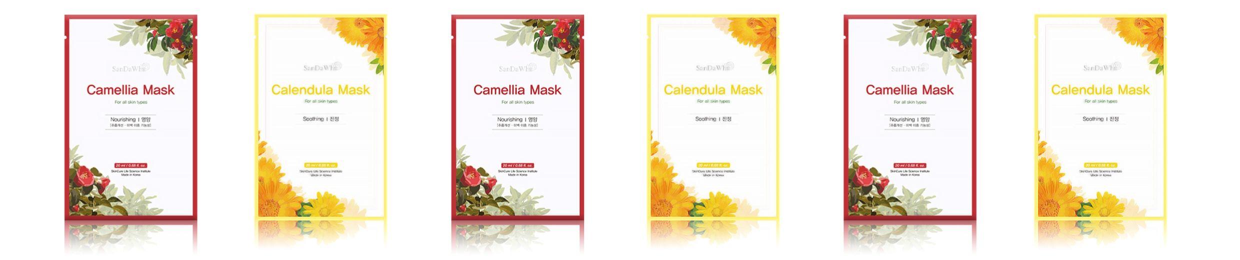 SanDaWha Calendula and Camellia Sheet Masks: The Review