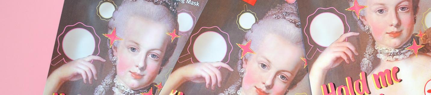 Très Sheet! Get This Modern Marie Antoinette Look With a Sheet Mask & a Stick